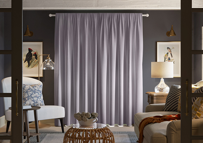 Menton, Pearl Violet - Made to Measure Curtains - Image 7